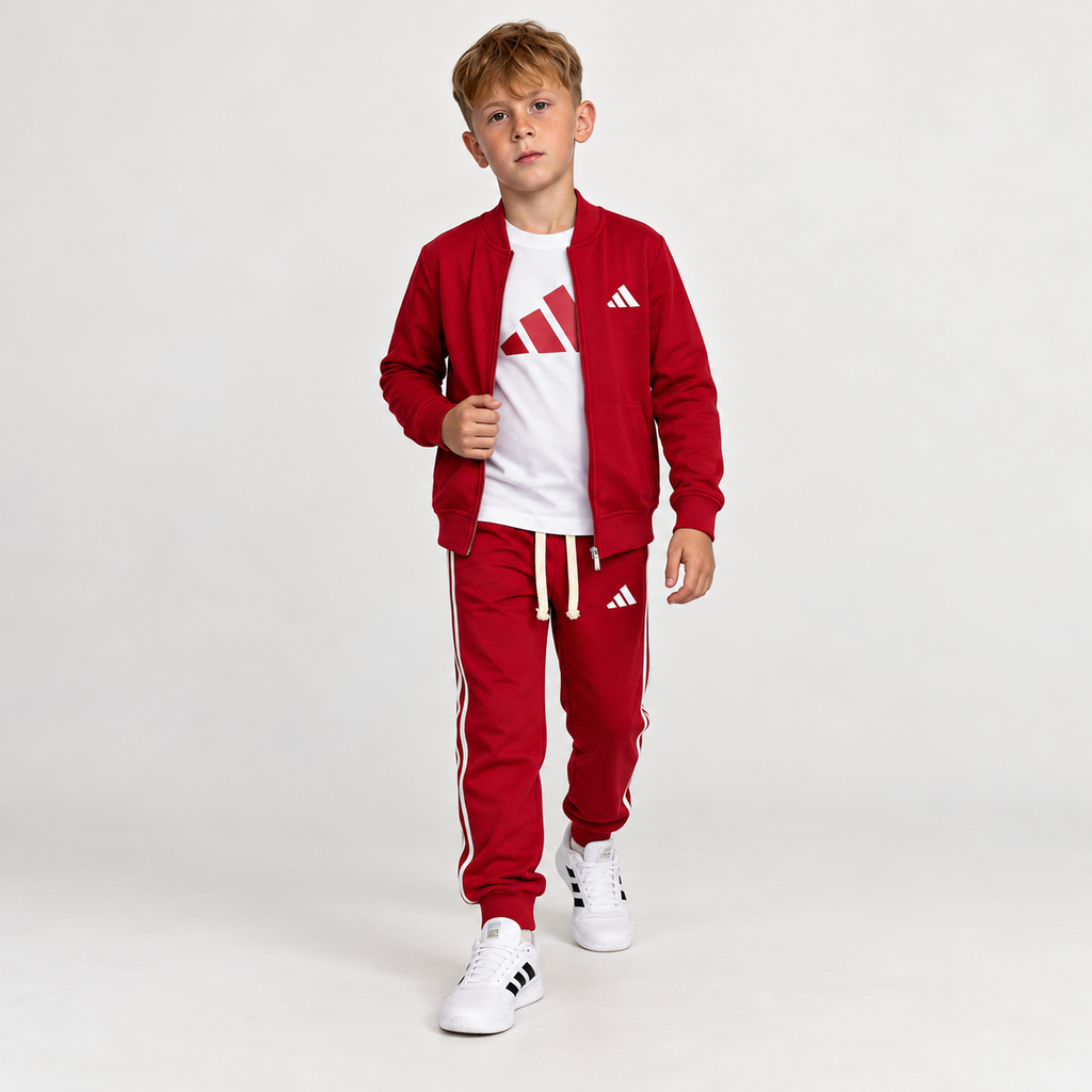 Adidas 3 piece Rouge