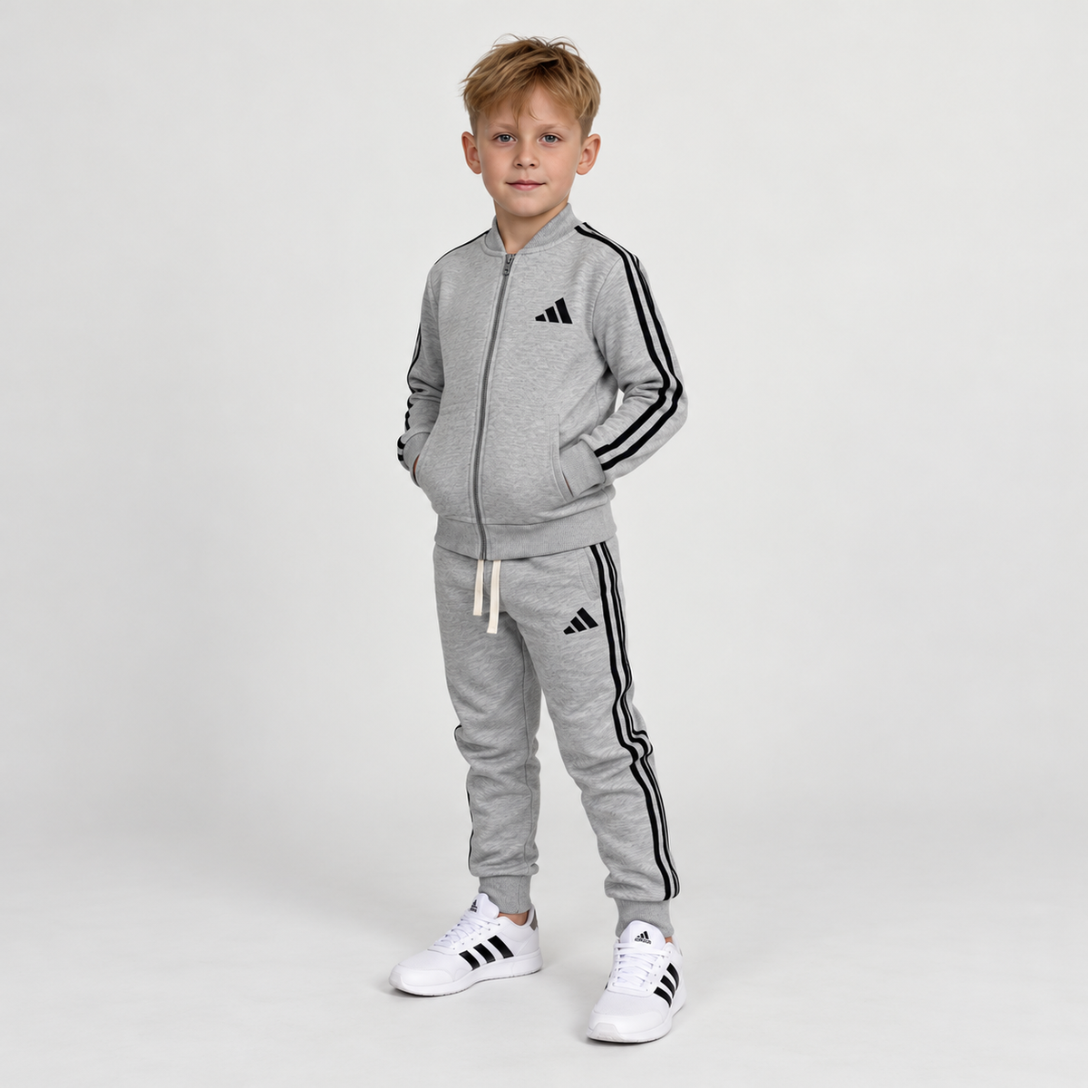 Adidas 3 piece Gris Claire