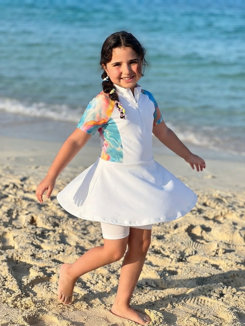 Burkini Fille Blanc
