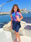 Burkini Fille Blue marine