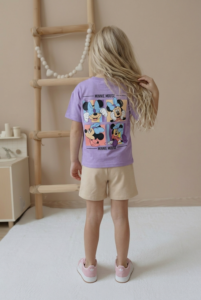 SET Minnie Mouse Mouve