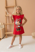 Robe Fille Minnie gold