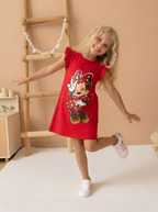Robe Fille Minnie gold