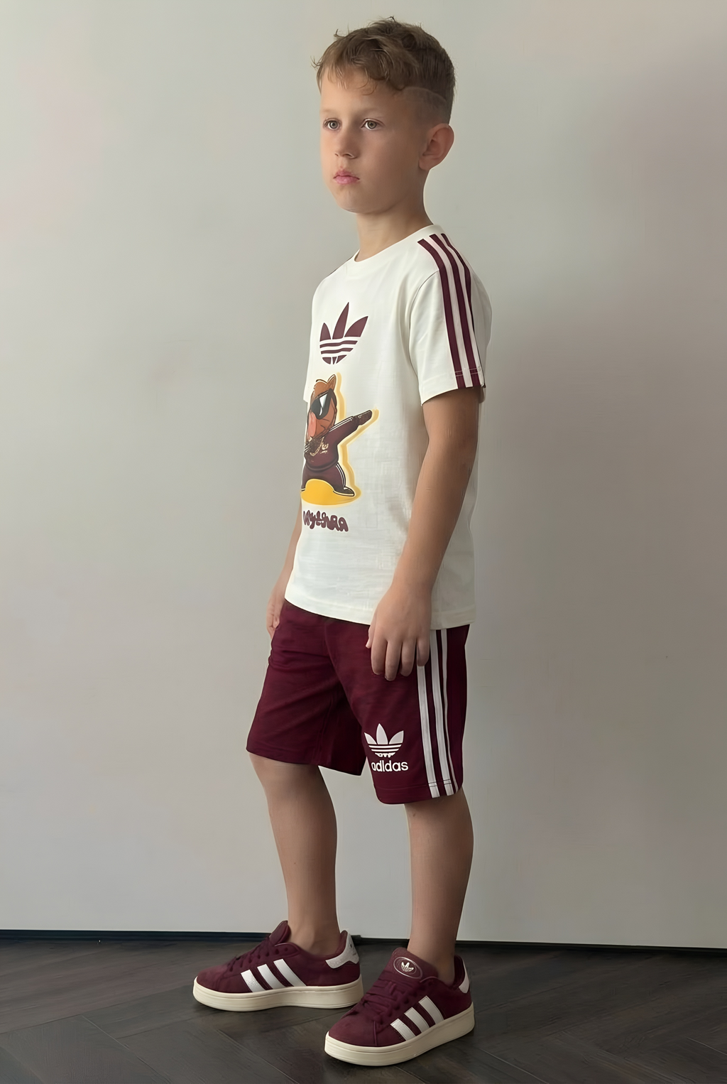 SET Adidas Capybara Bordeaux