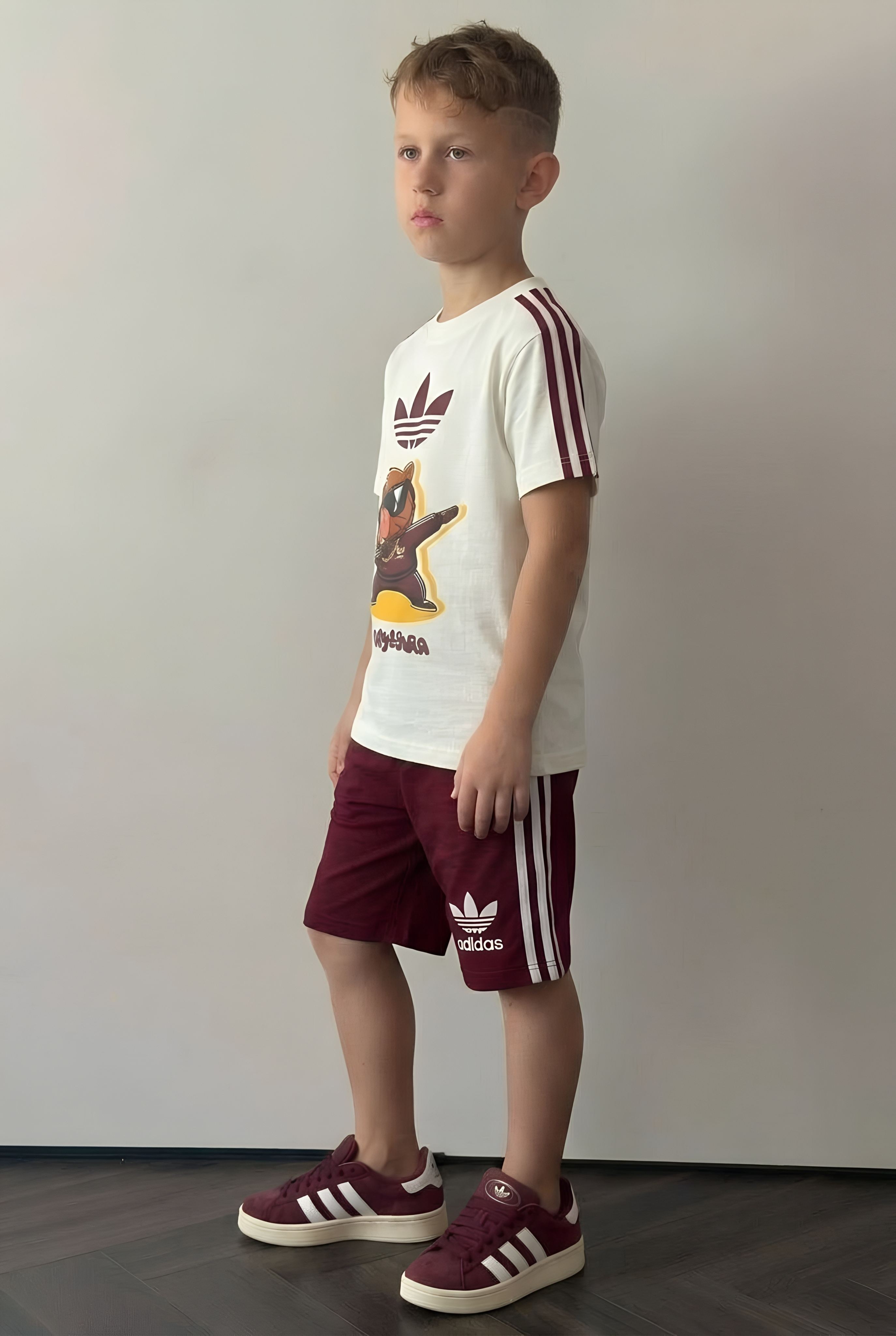 SET Adidas Capybara Bordeaux