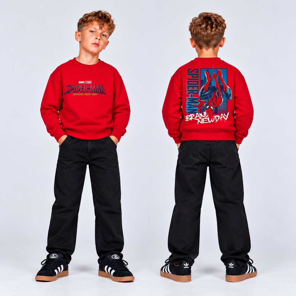 Ensemble Spiderman – Sweat & Jean