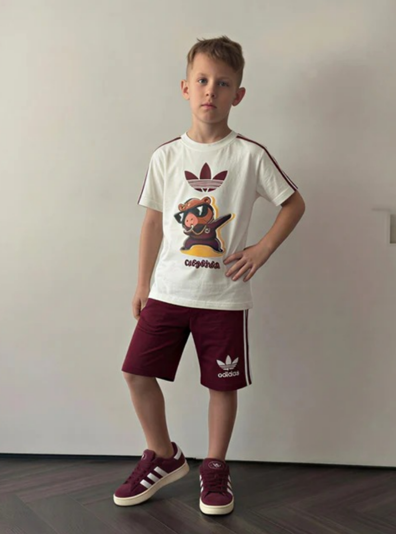 SET Adidas Capybara Bordeaux
